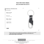 Car Keychain Manufacturer - Hot Selling Fashion Metal Custom