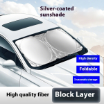 Front Sunshade Manufacturer - UV Protection Silver Polyester