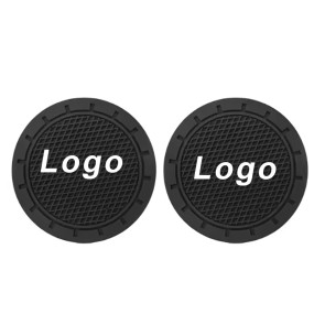 Car Coasters Manufacturer - 2pcs Custom Logo Anti-Slip