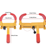 Tire Lock Manufacturer - Anti-Theft with Key Open Clip