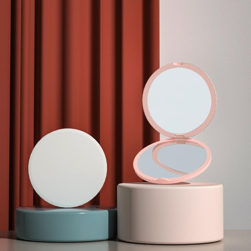 Handheld Cosmetic Mirror Manufacturer - Wholesale Portable Ultra Thin Mini Folding Dual Sided