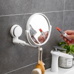 Wall-Mounted Mirror Supplier - Hot Sale Modern Double Sided Plastic Magnifying Rotating