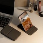 Desktop Makeup Mirror Supplier - Portable HD Rectangular Single Sided Foldable Compact