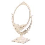 Desktop Mirror Supplier - Luxury Vintage Retro Double Sided Plastic Frame Personalized