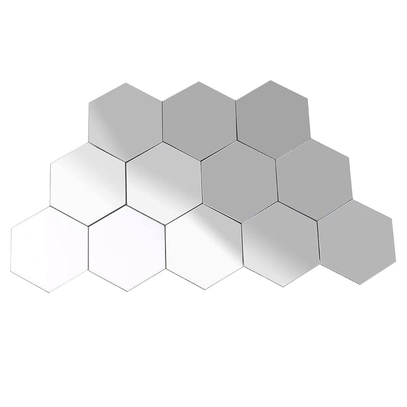 Wall Mirror Supplier - Modern 3D Hexagon Acrylic Custom Size Sheets Stickers