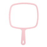Handheld Cosmetic Mirror Factory - Large Size Plastic Portable Single Side Salon