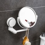 Wall-Mounted Mirror Supplier - Hot Sale Modern Double Sided Plastic Magnifying Rotating