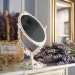 Desktop Mirror Manufacturer - Luxury Vintage Retro Double Sided Plastic Frame Design