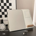 Desktop Mirror Supplier - Luxury Leather Personalized with Mobile Phone Stand Folding