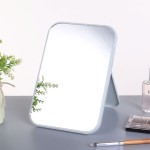 Tabletop Mirror Manufacturer - Modern Simple Plastic Square Folding Frameless Desktop