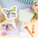 Handheld Mirror Factory - Hot Sales Plastic Custom Logo Large Size Butterfly