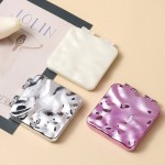 Pocket Makeup Mirror Supplier - Mini Double Side Plastic Electroplated Custom Logo