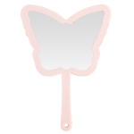 Handheld Mirror Manufacturer - Wholesale Portable Plastic Large Size Butterfly Design