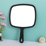 Handheld Cosmetic Mirror Factory - Large Size Plastic Portable Single Side Salon