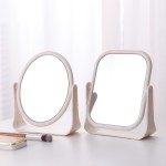 Desktop Mirror Factory - Wholesale Simple Portable Plastic Custom Logo Double Sided