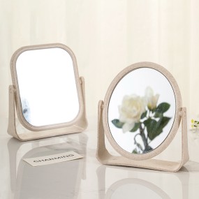Desktop Mirror Factory - Wholesale Simple Portable Plastic Custom Logo Double Sided