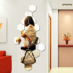 Wall Art Mirror Factory - Wholesale Modern HD Hexagonal Acrylic Decor Custom Size