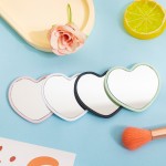 Pocket Makeup Mirror Factory - Mini Heart Shape Compact Small Custom Logo Promotional