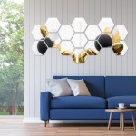 Wall Art Mirror Factory - Wholesale Modern HD Hexagonal Acrylic Decor Custom Size