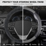 Steering Wheel Cover Factory - Universal 38cm PU Leather