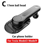 Car Phone Holder Factory - 17mm Ball Head Tesla Dashboard