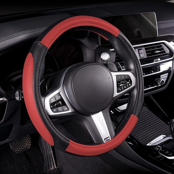 Steering Wheel Cover Factory - Universal 38cm PU Leather