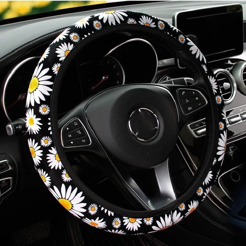 Steering Wheel Cover Manufacturer - 38cm Anti-Slip Flowers