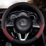 Steering Wheel Cover Manufacturer - Dual Color Blocking Microfiber