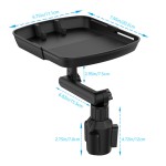 Car Cup Holder Factory - 2-in-1 Adjustable Base Rotation