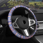 Steering Wheel Cover Factory - 3D Embroidered Diamond Breathable