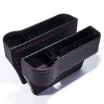 Car Organizer Factory - Cup Holder PU Leather Slit Box