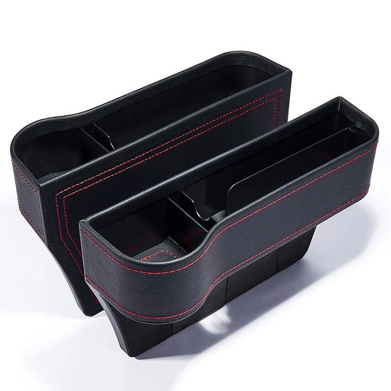 Car Organizer Factory - Cup Holder PU Leather Slit Box