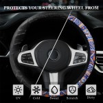 Steering Wheel Cover Factory - 3D Embroidered Diamond Breathable