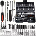 Tool Set Manufacturer - High Quality 46 Pc Socket Steel