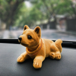 Shiba Inu Toy Manufacturer - Resin Flocked Cute Dashboard