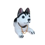 Bobble Head Toy Manufacturer - Husky Nodding Dog Dashboard