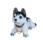 Bobble Head Toy Manufacturer - Husky Nodding Dog Dashboard