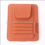 Visor Card Holder Manufacturer - Simple Design Leather