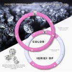 Steering Wheel Cover Manufacturer - Bling Leather PVC