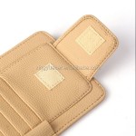 Visor Card Holder Manufacturer - Simple Design Leather