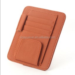 Visor Card Holder Manufacturer - Simple Design Leather