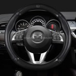 Steering Wheel Cover Manufacturer - Winter Plush Crown Gold