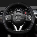 Steering Wheel Cover Manufacturer - Winter Plush Crown Gold