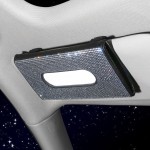 Sun Visor Tissue Box Manufacturer - Clear Bling Crystal