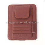 Visor Card Holder Manufacturer - Simple Design Leather