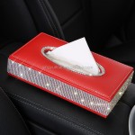 Sun Visor Tissue Box Manufacturer - Bling Crystal Diamond