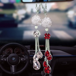 Rearview Pendant Manufacturer - Flowers Rhinestone
