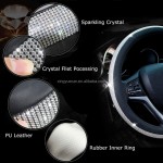Steering Wheel Cover Manufacturer - Bling Crystal Universal