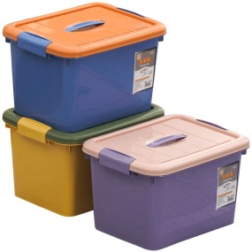Plastic Storage Bins Manufacturer - 8L Clear for Home Office