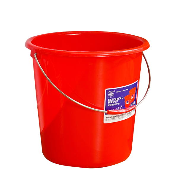 PP Plastic Bucket Manufacturer - High Quality Red Color Portable